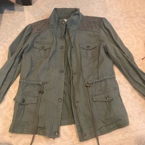 Olive Cargo Jacket
